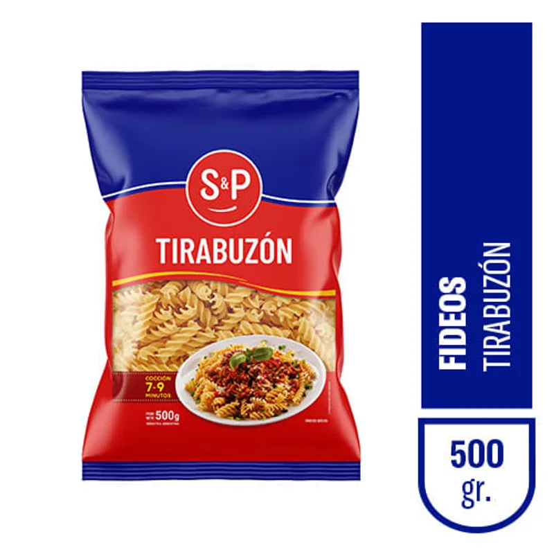 Fideos S&P tirabuzón 500g