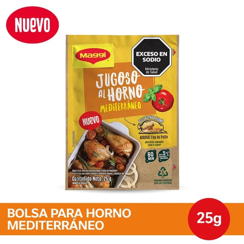 Bolsa para horno Maggi mediterráneo