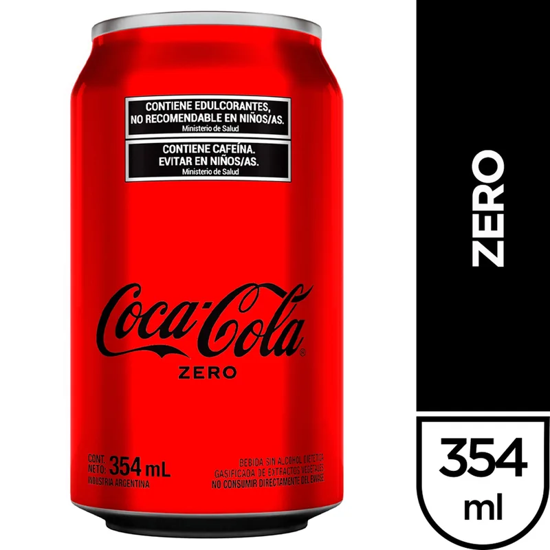 Coca-Cola Cero lata 354cc